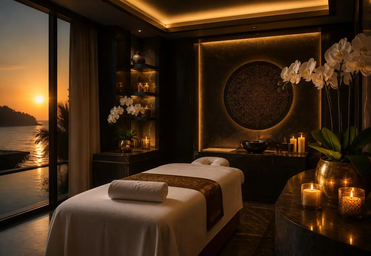Private spa treatment room at Le Glam Luxury Spa, Koramangala, Bengaluru