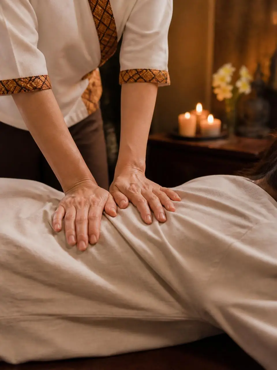 Private full body massage room at Le Glam Luxury Spa in Koramangala, Bengaluru